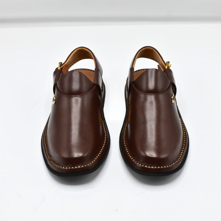 MoziFashion Dolphin Sandal Brown