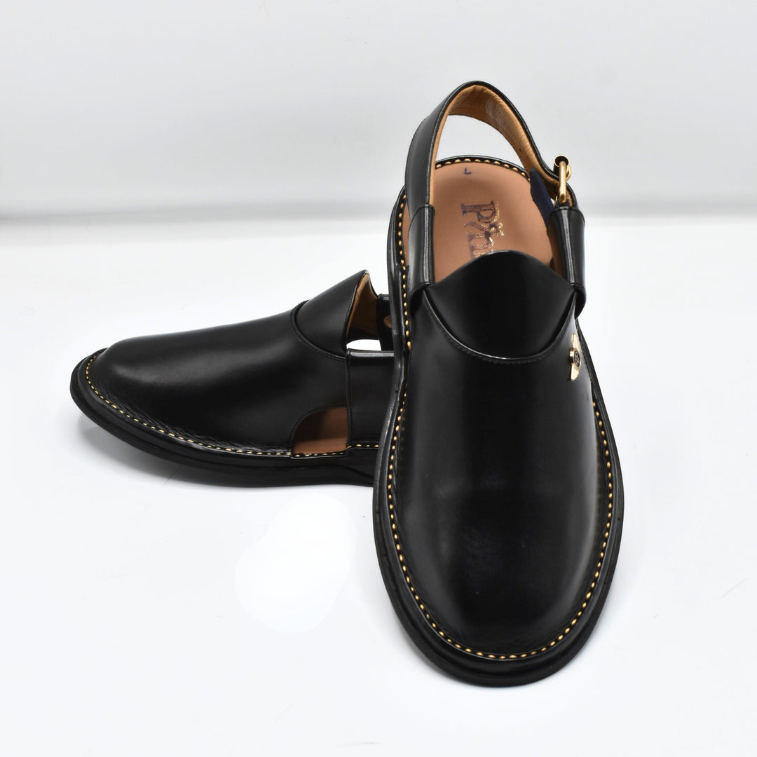 MoziFashion Dolphin Sandal Black