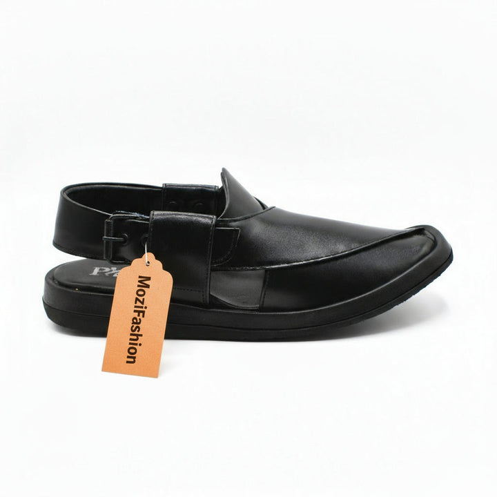 MoziFashion Black Aura GoGo Sandal