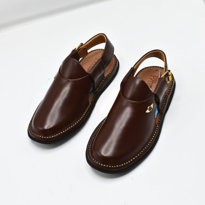 MoziFashion Dolphin Sandal Brown