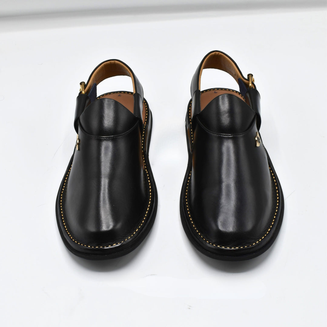 MoziFashion Dolphin Sandal Black