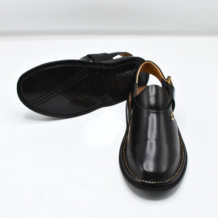 MoziFashion Dolphin Sandal Black