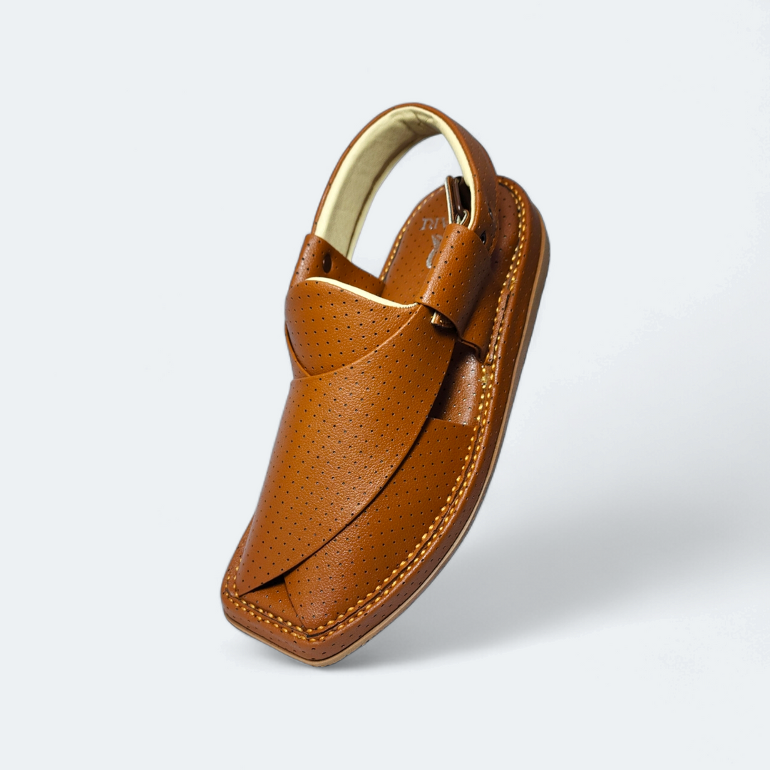 Kaptan Medicated Chappal Marron
