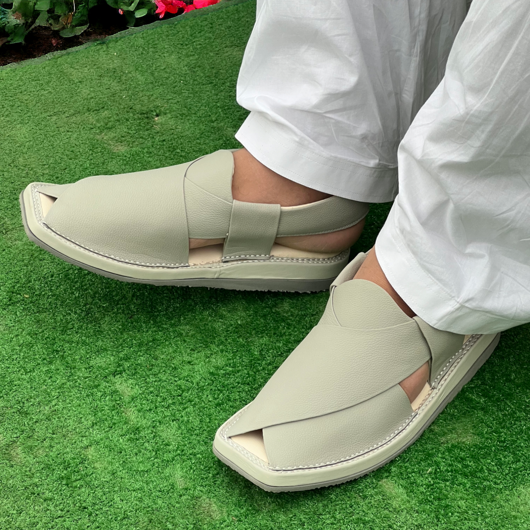 Kaptan Medicated Chappal Grey