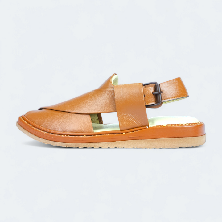 Kaptan Medicated Chappal Mustard