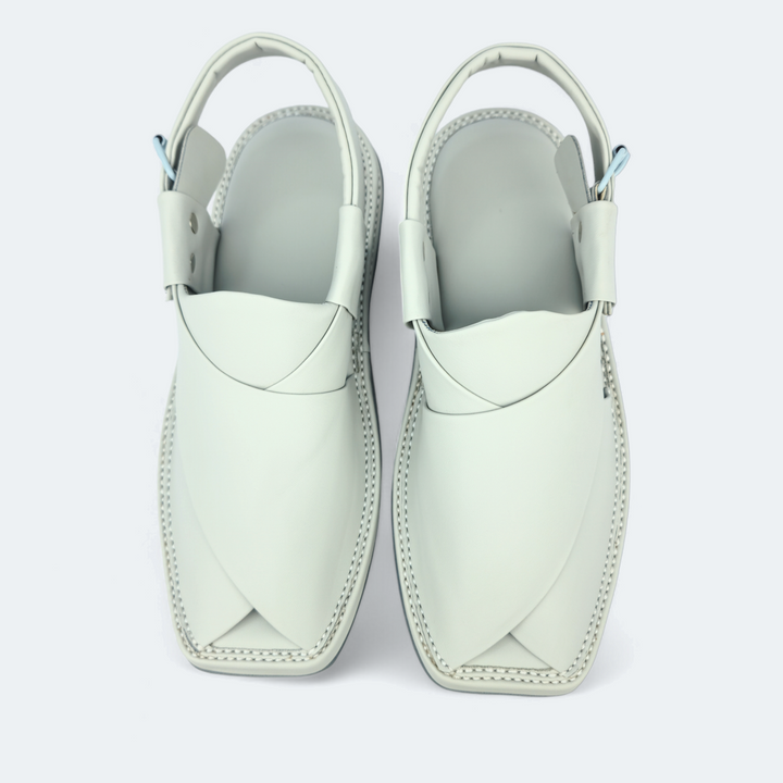Kaptan Medicated Chappal Whitish Grey