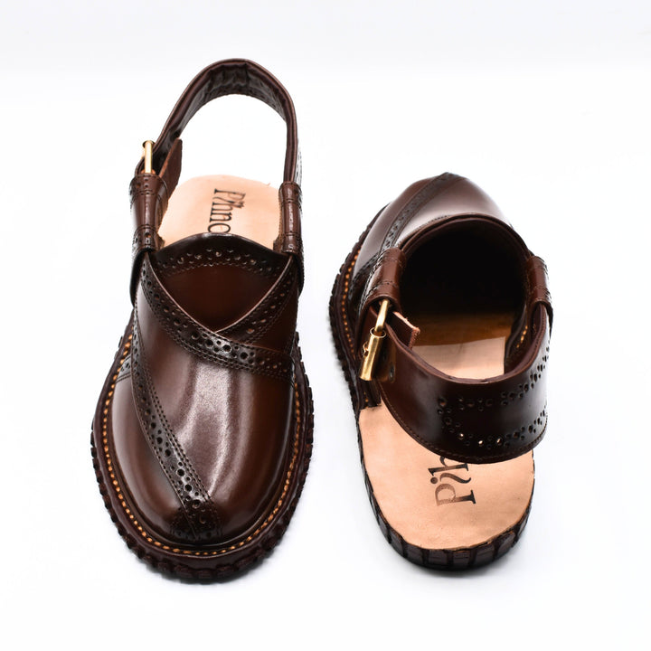 MoziFashion Kingra Sandal Dark Brown